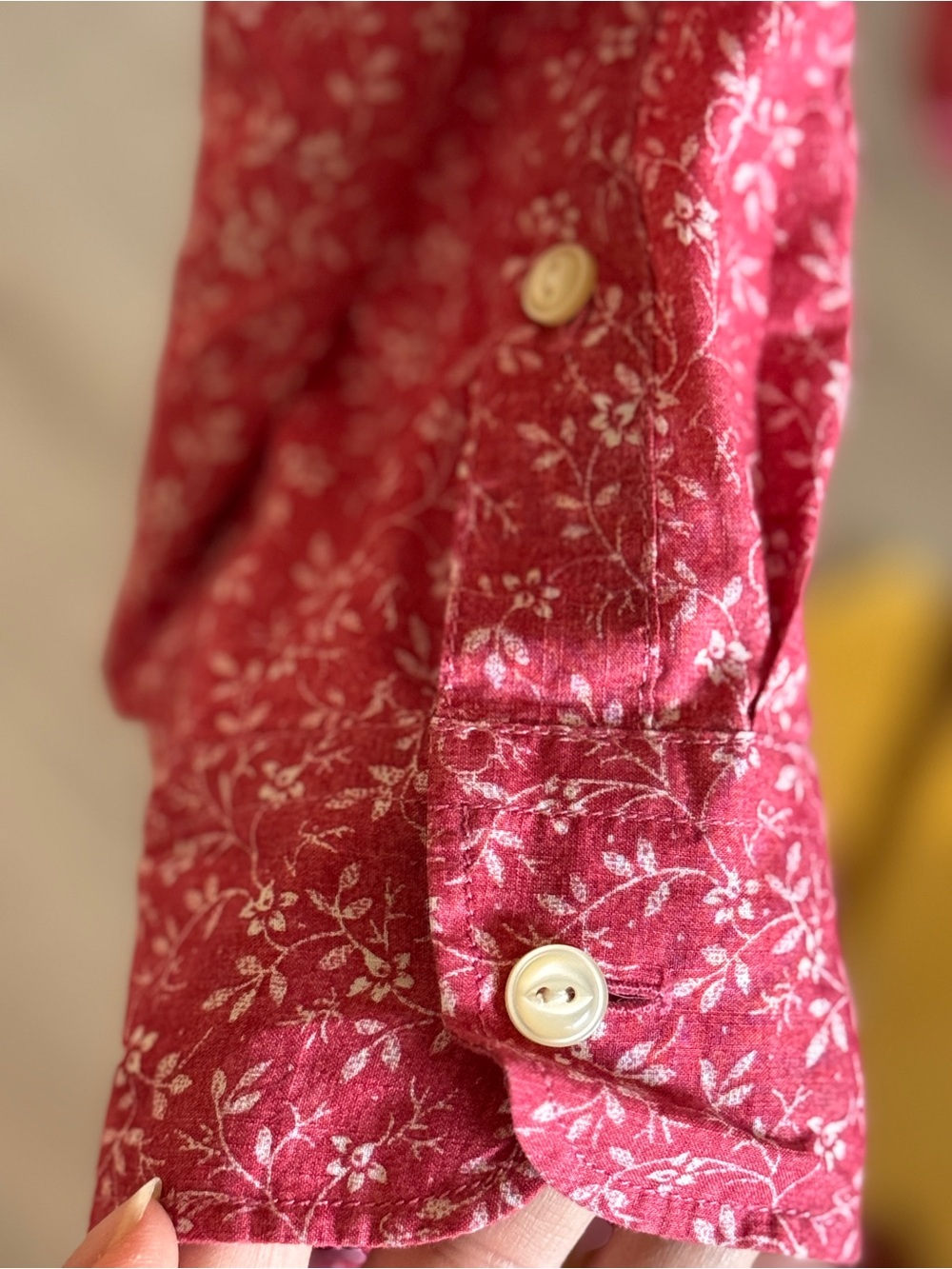 Ralph Lauren LRL Lauren Jeans Co Floral Button Up Shirt - Picture 5 of 9